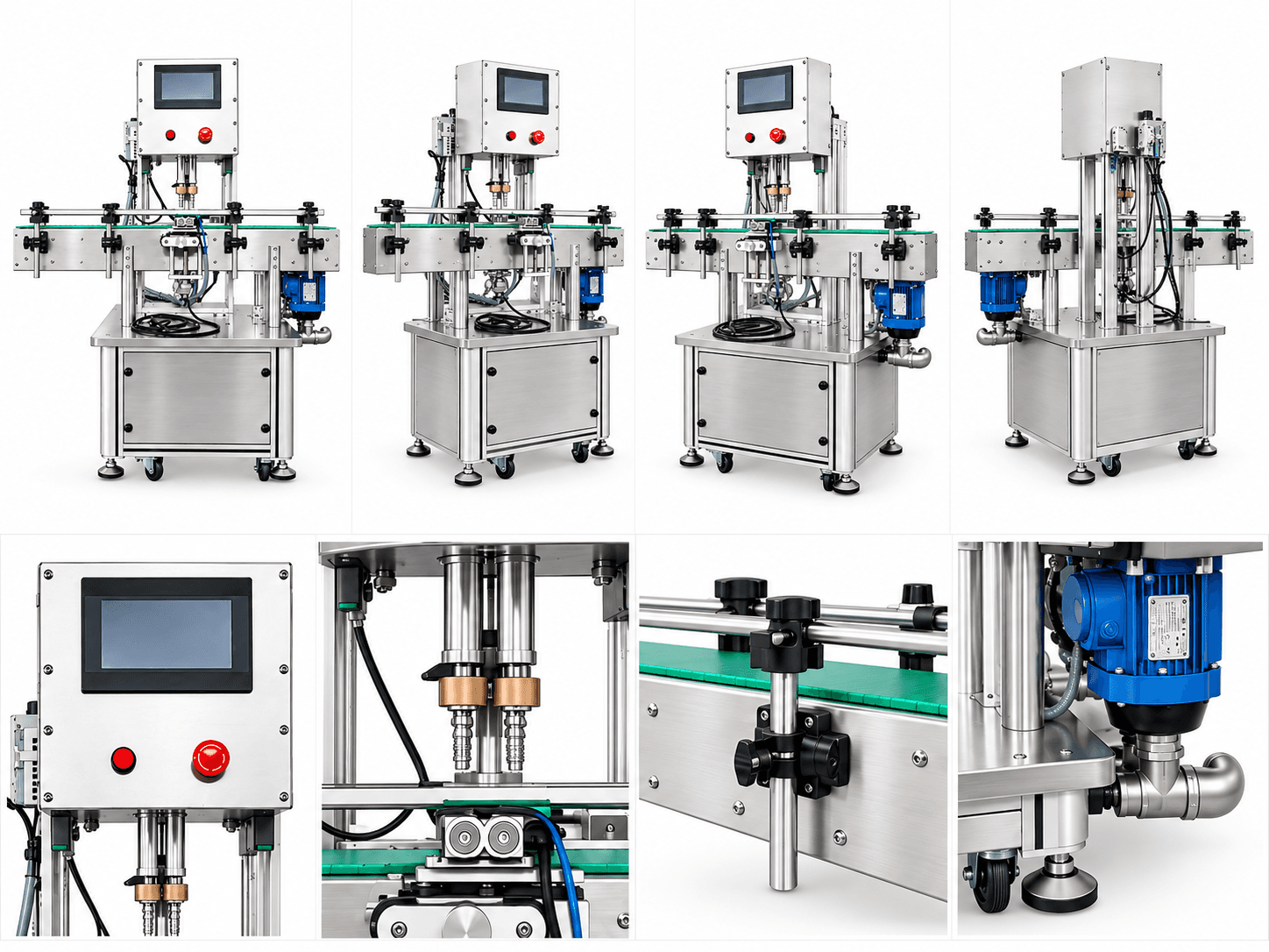 Automatic bottle capping machine — Equipment view 2
