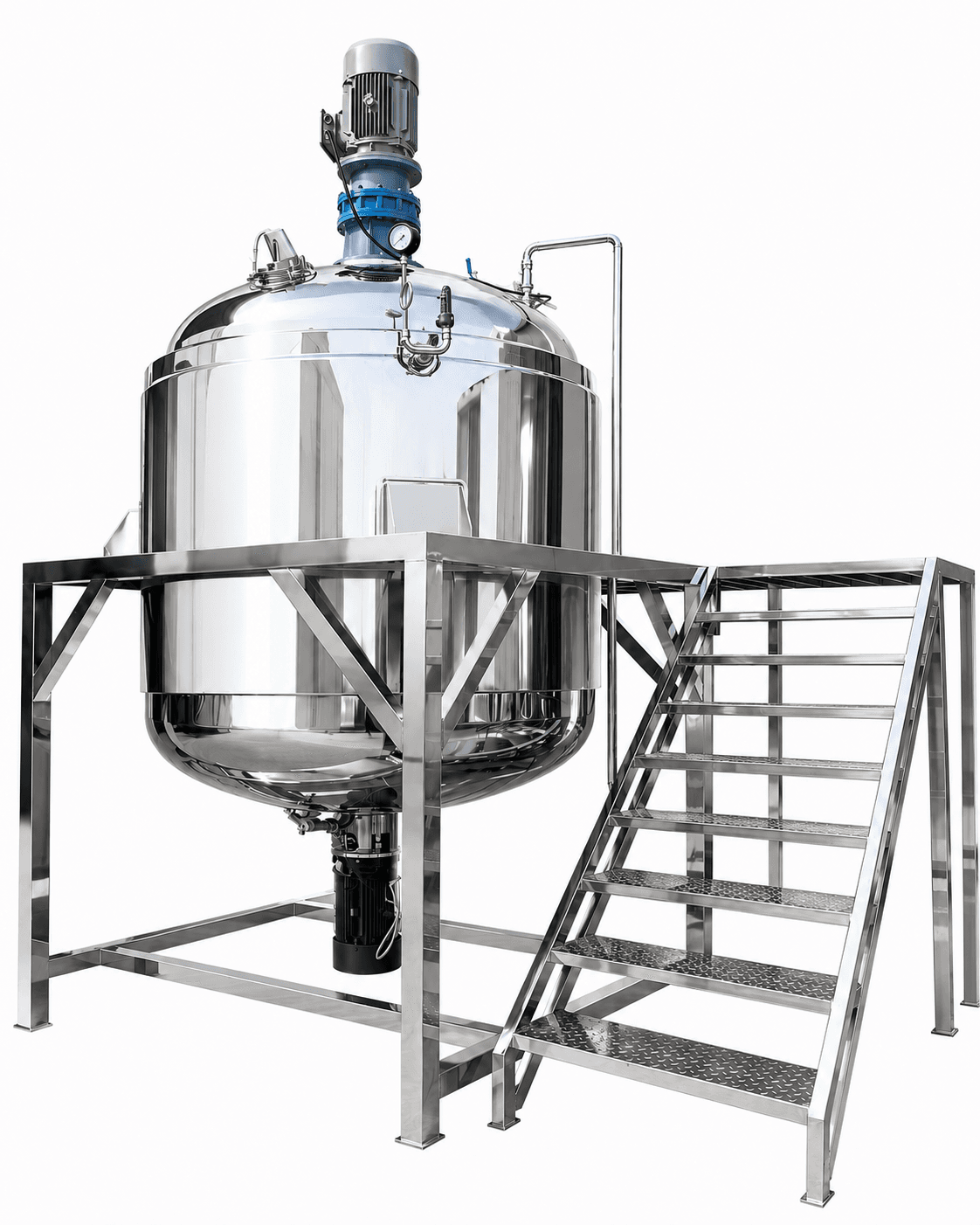 Emulsifying mixing vessel — Equipment view