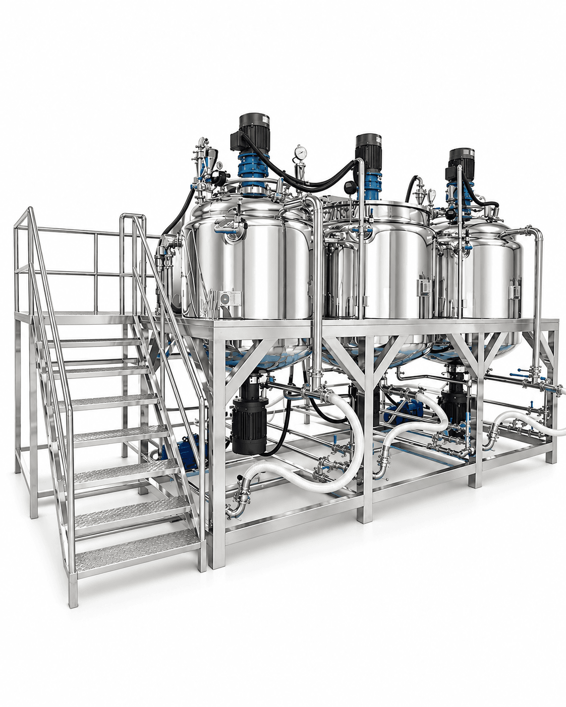Fixed Vacuum High-shear Homogenizing Emulsifier