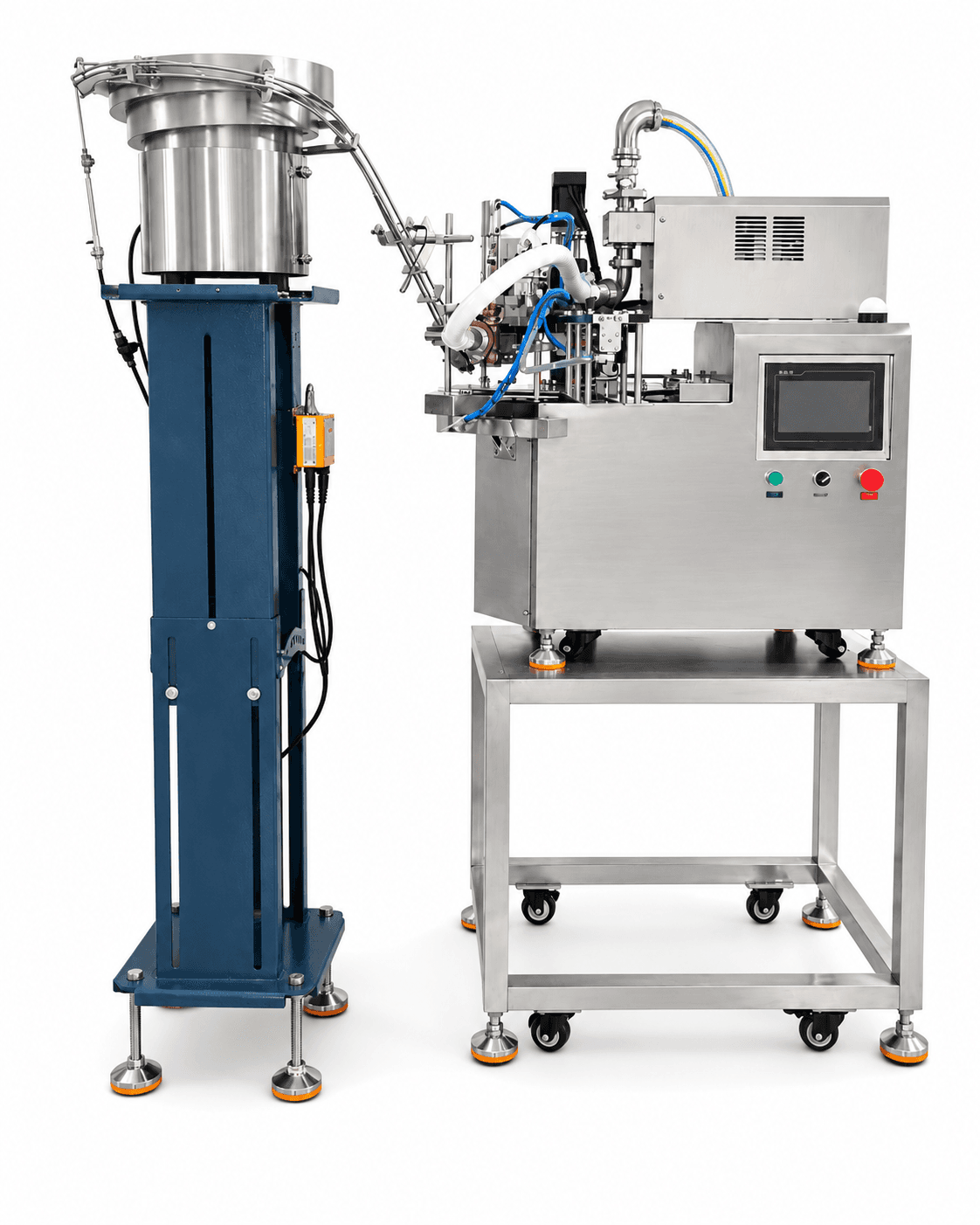 Spout Pouch Filling and Capping Machine — Equipment view